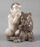 Royal Copenhagen Faun mit Bär