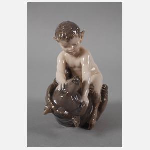 Royal Copenhagen "Faun mit Bär spielend"
