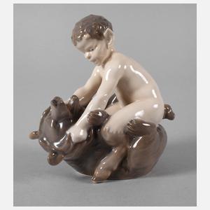 Royal Copenhagen "Faun mit Bär spielend"