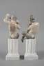 Lladro Paar Faune auf Säule