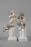 Lladro Paar Faune auf Säule