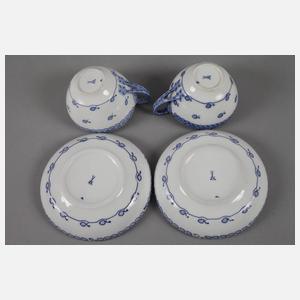 Meissen zwei Kaffeetassen Richard Riemerschmid