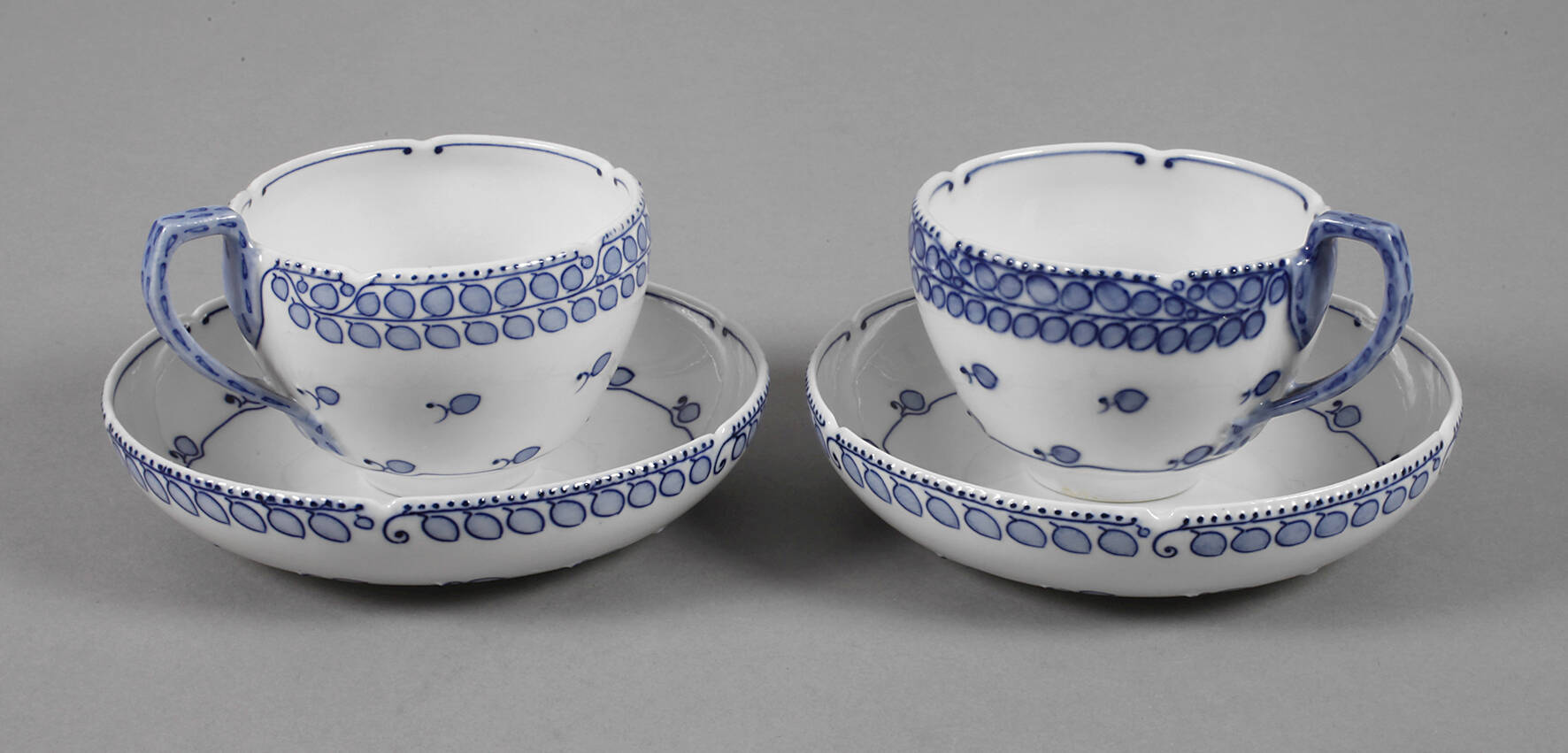 Meissen zwei Kaffeetassen Richard Riemerschmid