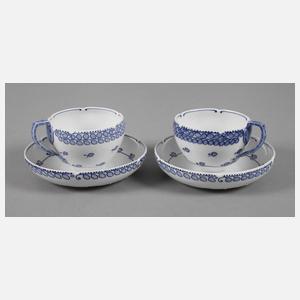 Meissen zwei Kaffeetassen Richard Riemerschmid