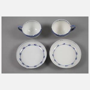 Meissen zwei Kaffeetassen Richard Riemerschmid