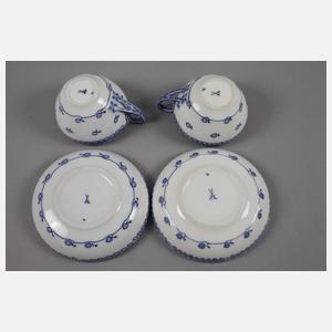Meissen zwei Kaffeetassen Richard Riemerschmid