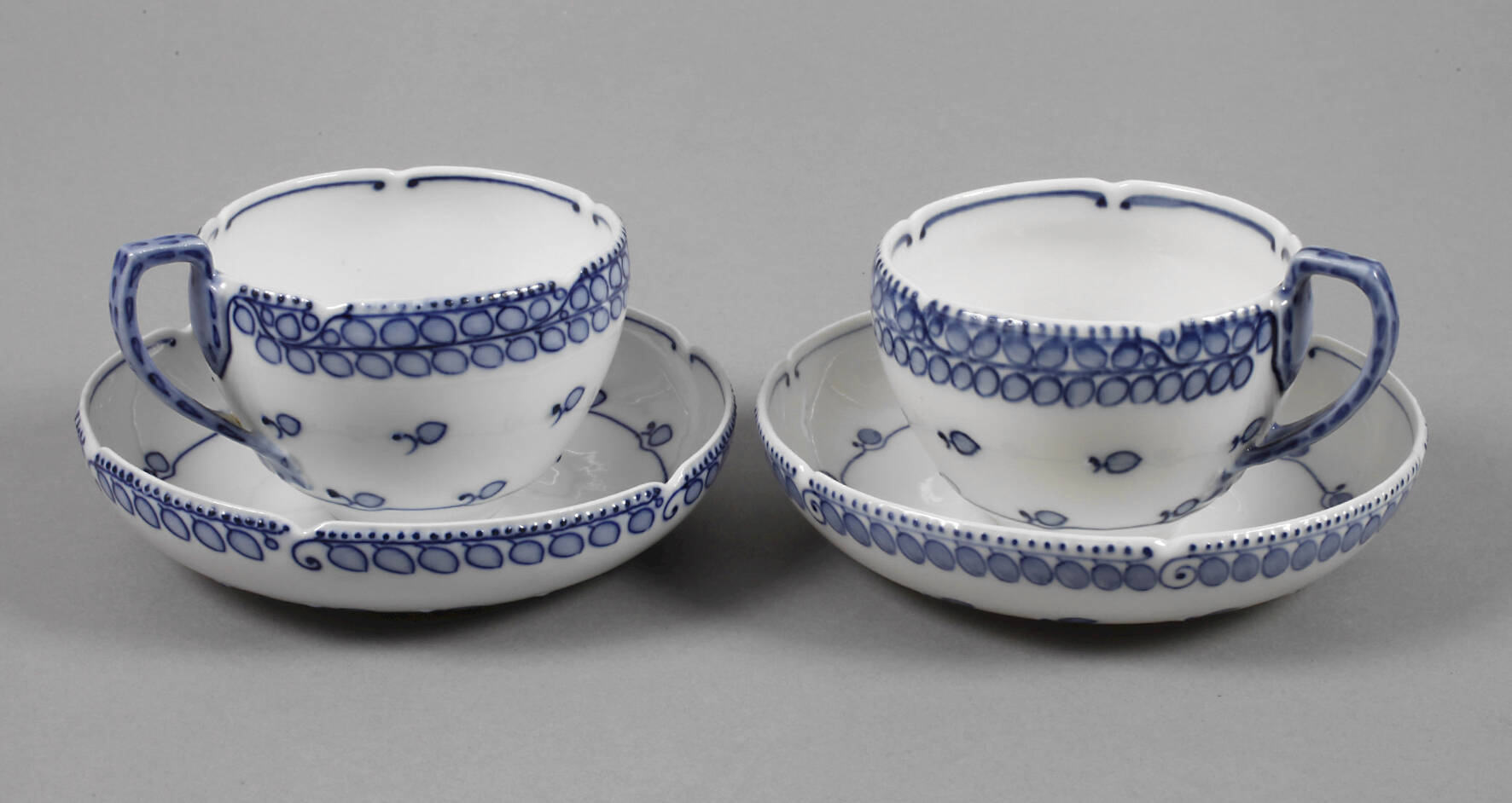 Meissen zwei Kaffeetassen Richard Riemerschmid