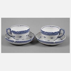 Meissen zwei Kaffeetassen Richard Riemerschmid