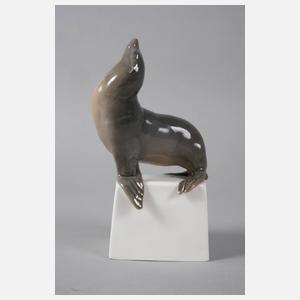 Meissen "Seelöwe, jonglierend"