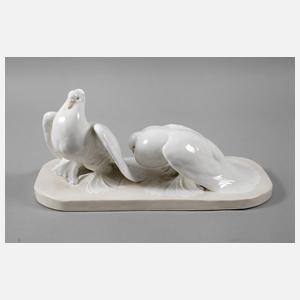 Meissen Taubenpaar Otto Pässler