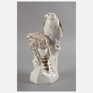 Meissen "Edelfalken auf Felsen"