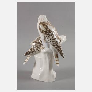 Meissen "Edelfalken auf Felsen"