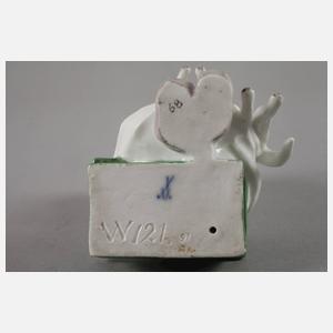 Meissen "Hentschelkind" mit Katze
