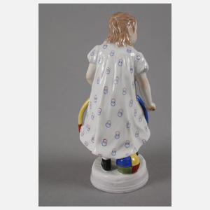Meissen Mädchen mit Reifen
