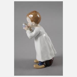 Meissen "Hentschelkind" mit Zwiebelmustertasse