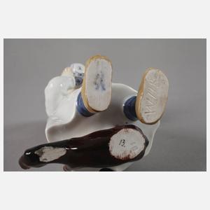 Meissen "Hentschelkind" mit Zwiebelmustertasse