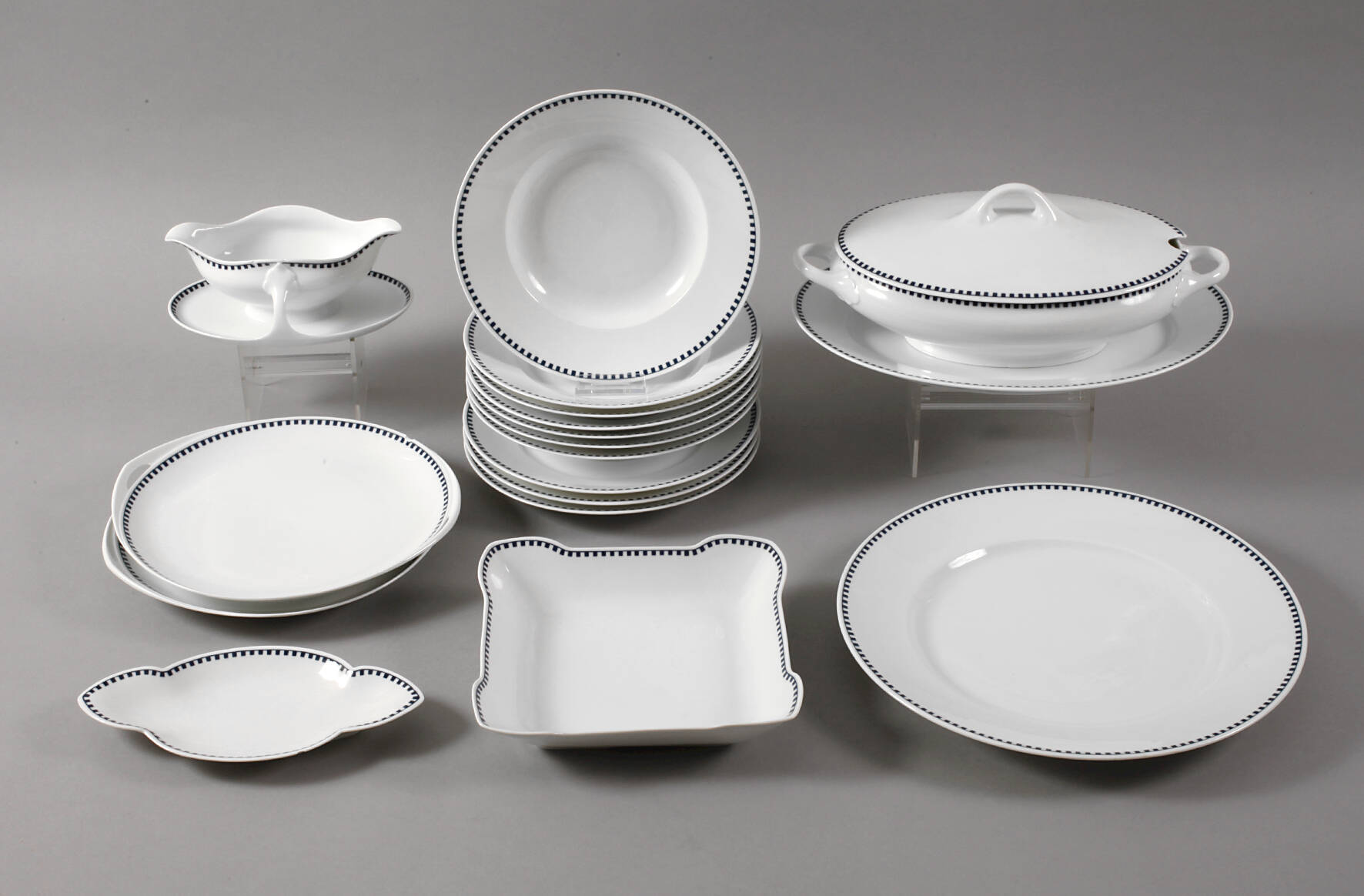 Rosenthal Speiseservice "Würfeldekor"