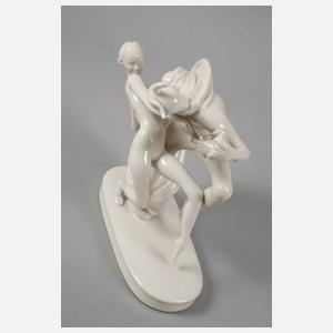 Selle Burgau Speiseteller Distelblütendekor