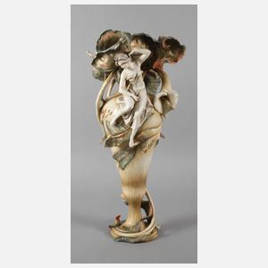 Volkstedt große figürliche Vase