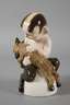 Volkstedt Faun mit Ziege