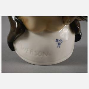 Volkstedt Faun mit Ziege