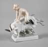 Volkstedt-Rudolstadt Faun auf Ziege