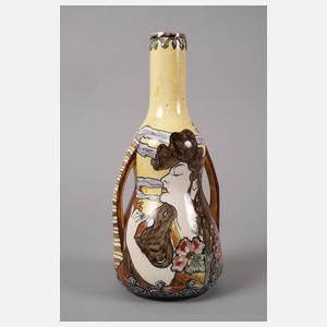 Royal Bonn Vase nach Alfons Mucha