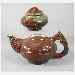 Max von Heider Kanne und Deckeldose