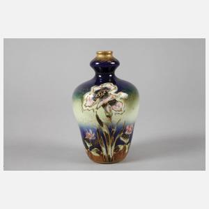 Böhmen kleine Enghalsvase Jugendstil