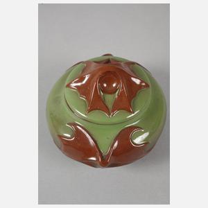 Böhmen kleine Enghalsvase Jugendstil