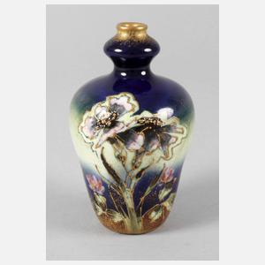 Böhmen kleine Enghalsvase Jugendstil