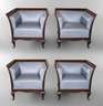 Vier Sessel Albin Müller attr.