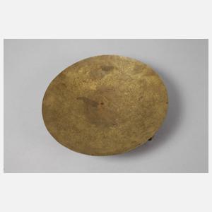 Messingschale Art déco