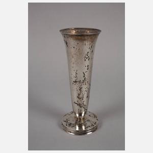 Silbervase Art déco