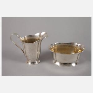 Silber Kernstück Art déco