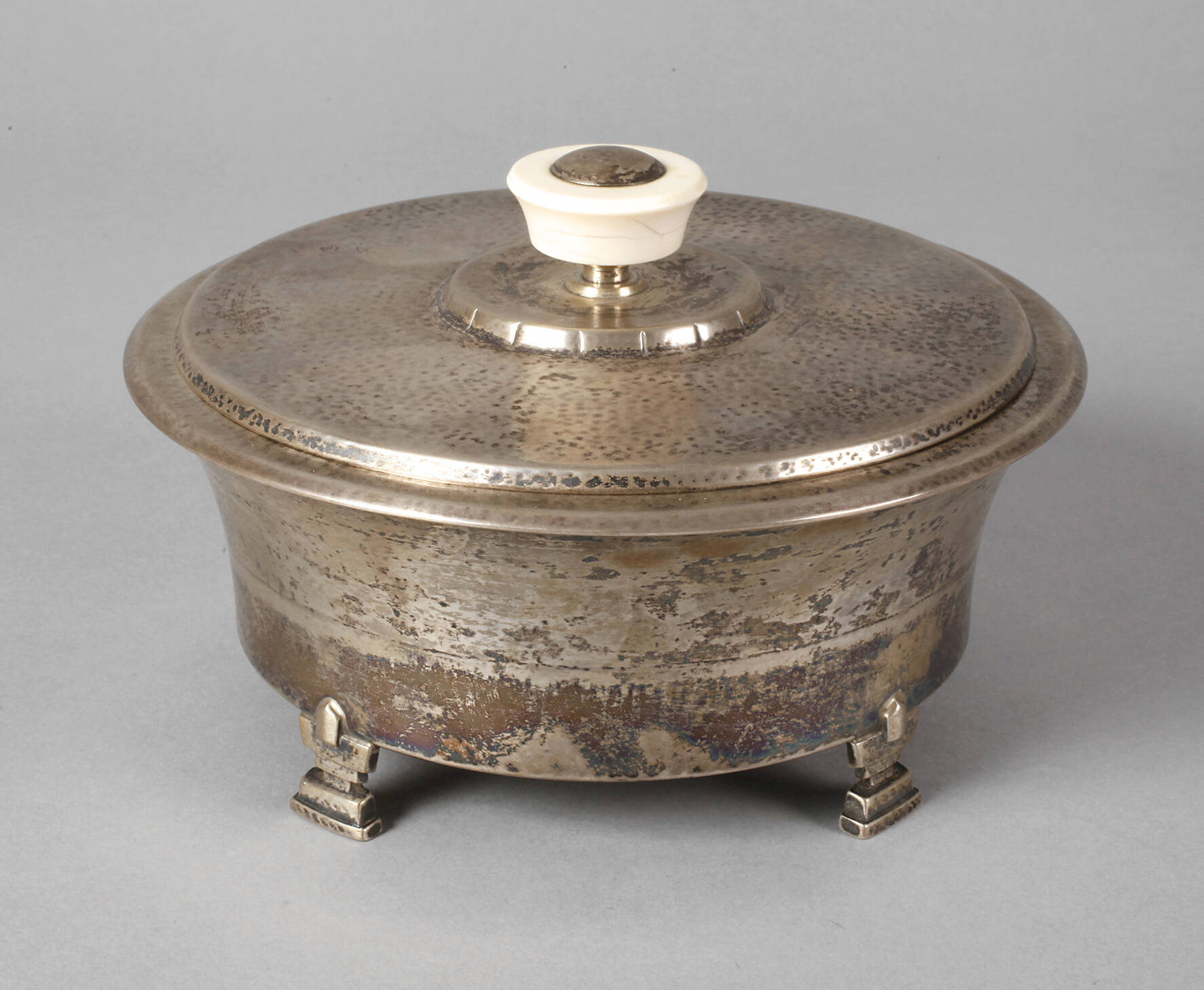 Silber Deckeldose Art déco