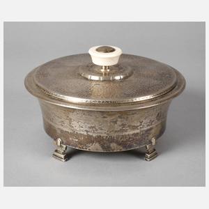 Silber Deckeldose Art déco