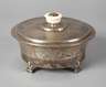 Silber Deckeldose Art déco