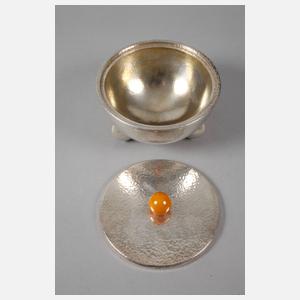 Art déco Deckeldose und kleiner Humidor