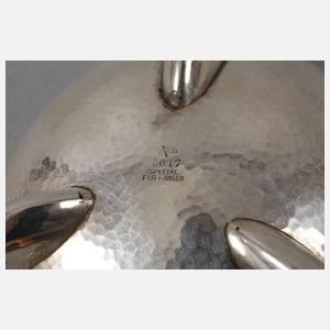 Art déco Deckeldose und kleiner Humidor