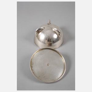 Art déco Deckeldose und kleiner Humidor