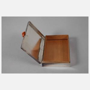 Art déco Deckeldose und kleiner Humidor