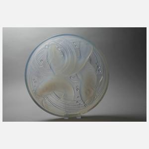 Opalglasschale mit Montierung