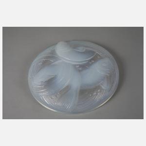 Opalglasschale mit Montierung