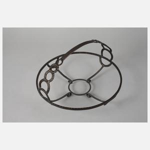 Opalglasschale mit Montierung