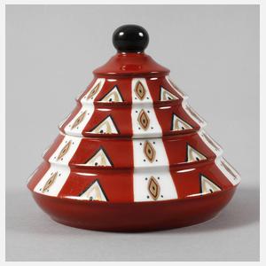 Schlesien Deckeldose Art déco