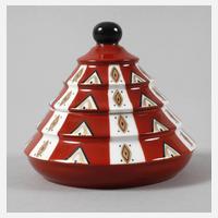 Schlesien Deckeldose Art déco111