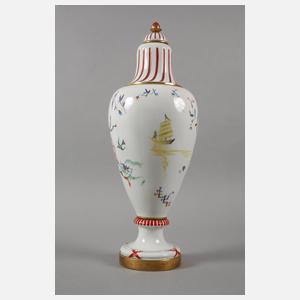 Große Deckelvase Art déco