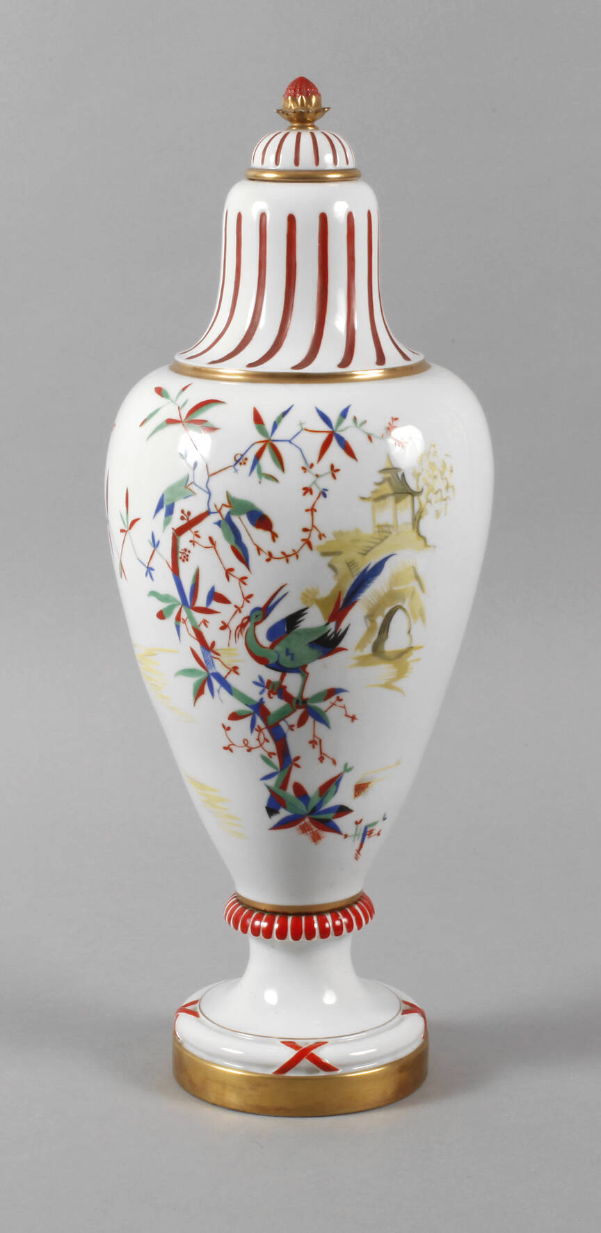 Große Deckelvase Art déco