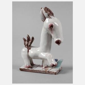 Walter Bosse Esel mit Blume